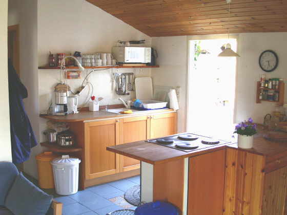 Die Küche im Ferienhaus